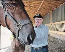  ?? CHERYL CLOCK THE ST. CATHARINES STANDARD ?? Bill Galvin is organizing the Youth Literary Derby. He encourages kids to write stories about horses.