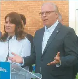  ?? PHOTO PATRICK BELLEROSE ?? Le chef du PQ, Jean-françois Lisée, a promis hier de créer 21 000 nouvelles places en CPE.