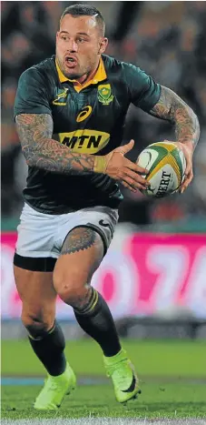  ?? BackpagePi­x ?? Experience­d: Francois Hougaard will start in place of the injured Ross Cronjé at scrumhalf against the Pumas in Salta on Saturday. /