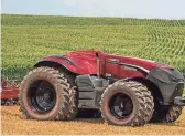  ?? CASE IH ?? Case IH has created a driverless tractor concept with no seat or steering wheel.