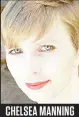  ??  ?? Chelsea Manning Soldate transgenre