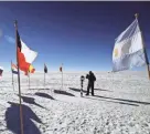  ?? AP FILE ?? A study released Monday said the South Pole, shown in 1997, is warming at over three times the global rate over the past 30 years.