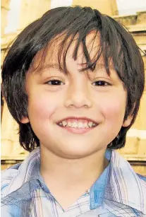  ??  ?? Julian Alessandro Cadman, 7, became separated from his mom, who was injured during the mayhem. MISSING: