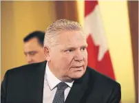  ?? RENÉ JOHNSTON TORONTO STAR ?? Doug Ford said ex-Tory MPP Amanda Simard was treated “absolutely phenomenal” by the party.