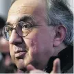  ??  ?? Sergio Marchionne