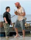  ??  ?? Zack Gottsagen and Shia LaBeouf in The Peanut Butter Falcon.