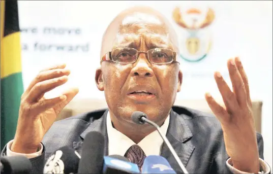  ??  ?? PUBLIC PRIVATE: Minister of Health, Aaron Motsoaledi, notes in this interview that the cream of South African society has ‘hived off’ with huge financial resources. Certain practices will not be allowed under NHI. PICTURE: JACQUES NAUDE