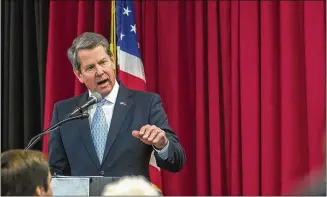  ?? ALYSSA POINTER / ALYSSA.POINTER@AJC.COM ?? Gov.-Elect Brian Kemp’s first state budget will give him an opportunit­y keep a promise he campaigned on — give teachers a $5,000 pay raise.