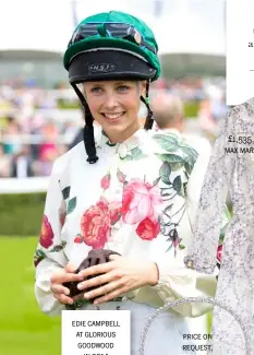  ??  ?? edie campbell at glorious goodwood in 2014