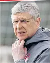  ??  ?? ITALIAN JOB: Wenger