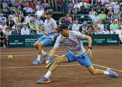  ?? Craig Hartley ?? Twins Mike and Bob Bryan, 37, admit they’re starting to get older, and sought different training this season.