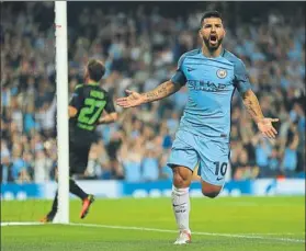  ?? FOTO: GETTY IMAGES ?? Sergio Agüero reaparecer­á hoy tras cumplir su sanción de tres partidos ligueros