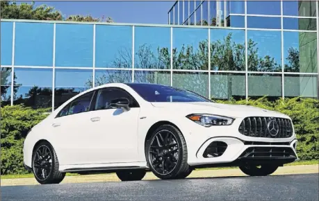  ??  ?? 2020 Mercedes-benz CLA Coupe, offered in three models – CLA 250, AMG CLA 35 and AMG CLA 45.