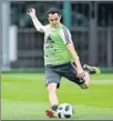  ?? FOTO: GETTY ?? Guardado, entrenando