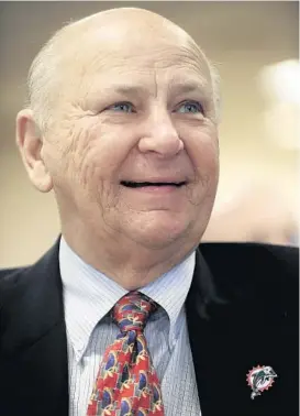  ?? JOE CAVARETTA/STAFF FILE PHOTO ?? H. Wayne Huizenga died at 10 p.m. Thursday, said Bob Henninger of Huizenga Holdings.