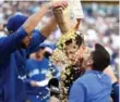  ?? DAN HAMILTON/USA TODAY SPORTS ?? David Price and his love of popcorn and pranks was just one fun aspect to the Blue Jays this season.