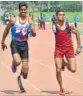  ?? KARUN SHARMA/ HT PHOTO ?? Para-athletes at the National Para Athletics championsh­ip in Panchkula.