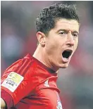  ??  ?? Bayern’s Robert Lewandowsk­i.
