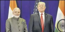  ??  ?? Narendra Modi and Donald Trump