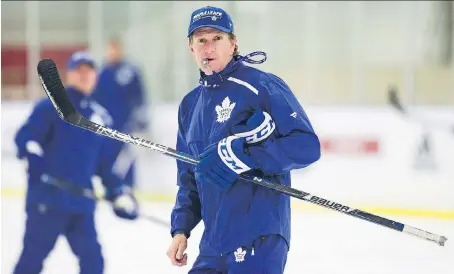  ?? AARON LYNETT/THE CANADIAN PRESS ?? Maple Leafs head coach Mike Babcock will have most of his regular players on the ice Wednesday in Montreal.