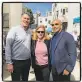  ??  ?? Former 49er Steve Bono (left), former SFFD Chief Joanne Hayes-White and St. Anthony’s Executive Director Jose Ramirez.