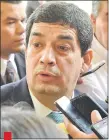  ??  ?? Hugo Velázquez, exfiscal y actual vicepresid­ente de la República, es amigo de los investigad­os.