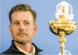  ?? AP FILE ?? Former British Open winner Henrik Stenson of Sweden wrote on social media that he was
“hugely disappoint­ed” at being stripped of his role as Europe’s Ryder Cup captain.