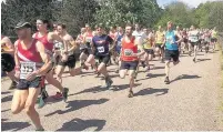  ??  ?? The Peaks Fell Race is returning to Bollington early next month