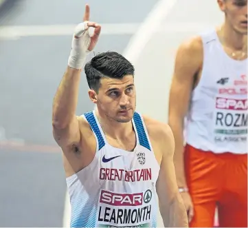  ??  ?? MEDAL HOPES: Guy Learmonth is looking to break his duck in Poland.