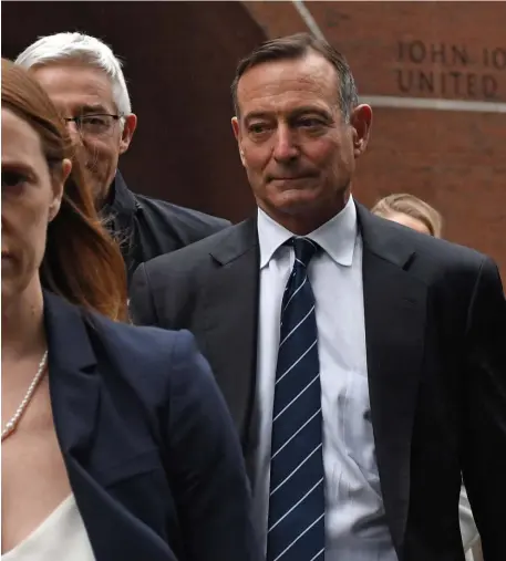  ?? Herald staFF FIle ?? DOESN’T LIKE PRISON: Ex-Pimco CEO Douglas Hodge, serving 9 months in prison for paying $850,000 in bribes to get his children into the best colleges, has requested early release saying that his sentence has been ‘torture.’