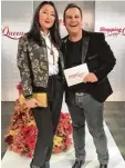  ?? Foto: Wieser ?? Die Klosterlec­hfelderin Nadine Wieser hat bei der Vox Fernsehsen­dung „Shopping Queen“auch Designer Guido Maria Kretschmer mit ihrem Outfit überzeugt.