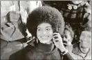  ?? ASSOCIATED PRESS ?? Angela Davis smiles at a news conference in her San Jose, Calif., headquarte­rs in 1972.