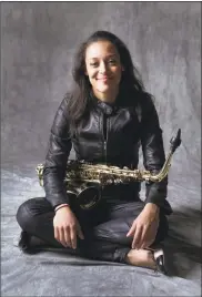  ?? Courtesy of Devious Planet Media ?? Blues saxophone player Vanessa Collier will perform at Fairfield Theatre Company's StageOne.