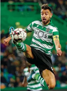  ??  ?? Bruno Fernandes continua a ser negociado