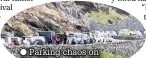  ??  ?? Parking chaos on Snowdon earlier this year