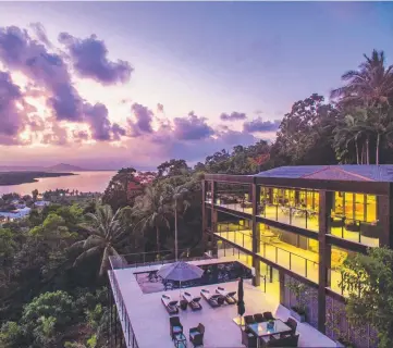  ??  ?? The property at 26 Island Point Road, Port Douglas, offers stunning views.