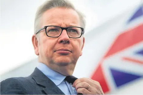  ?? Picture: Kris Miller. ?? Defra Secretary Michael Gove says the UK has an opportunit­y to deliver a “green Brexit”.