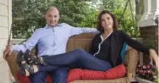  ?? JAMES ACOMB ?? David Visentin and Hilary Farr have been guiding homeowners through the renovating and purchasing process on their HGTV show since 2008.