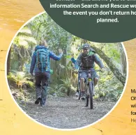  ?? Photos / Tamzin Henderson; Greg Prouse ?? Main: Abel Tasman Coast Track; Left: Ohakune Old Coach Road is popular with mountain bikers but is also great for walkers.