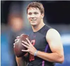  ?? BRIAN SPURLOCK/USA TODAY SPORTS ?? From his efforts in the Senior Bowl to the combine to his pro day, Josh Allen’s draft fortunes have risen.