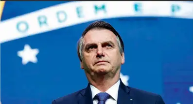  ??  ?? CANSAçO O presidente Jair Bolsonaro tem demonstrad­o certo desapontam­ento com o PSL