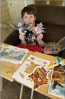  ?? VISIT YOSEMITE/MADERA COUNTY ?? Visit Yosemite/madera County, the county’s visitors bureau, has created a free, downloadab­le activity kit for kids with puzzles, crafts, animal masks, trading cards and a storybook.