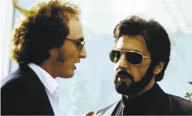  ?? Universal Pictures ?? Sean Penn (left) and Al Pacino in Brian De Palma’s sadly neglected “Carlito’s Way.”