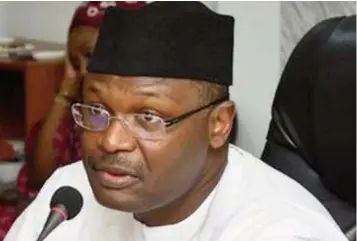  ??  ?? INEC Chairman Mahmood Yakubu