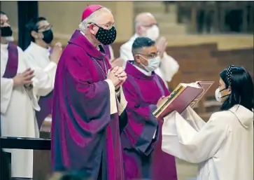  ?? Irfan Khan Los Angeles Times ?? ARCHBISHOP José H. Gómez of Los Angeles helped lead a call for prayer and fasting for the Supreme Court to overturn Roe vs. Wade and for “the conversion of the hearts and minds of those who advocate for abortion.”