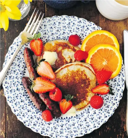  ?? (RENE KOHLMAN) ?? Lemon ricotta flax pancakes