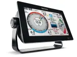  ??  ?? ABOVE LEFT The Raymarine Axiom multi-function display (MFD) has been configured as an energy flow meter