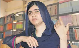  ??  ?? Malala Yousafzai said she was “so excited” to be awarded a place at Oxford University, where she will study philosophy, politics and economics.
