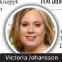  ?? FOTO: JENNY THÖRNBERG ?? Victoria Johansson (MP).