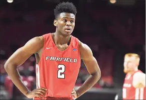  ?? Mitchell Layton / Getty Images ?? Taj Benning is one the top returning players for Fairfield.